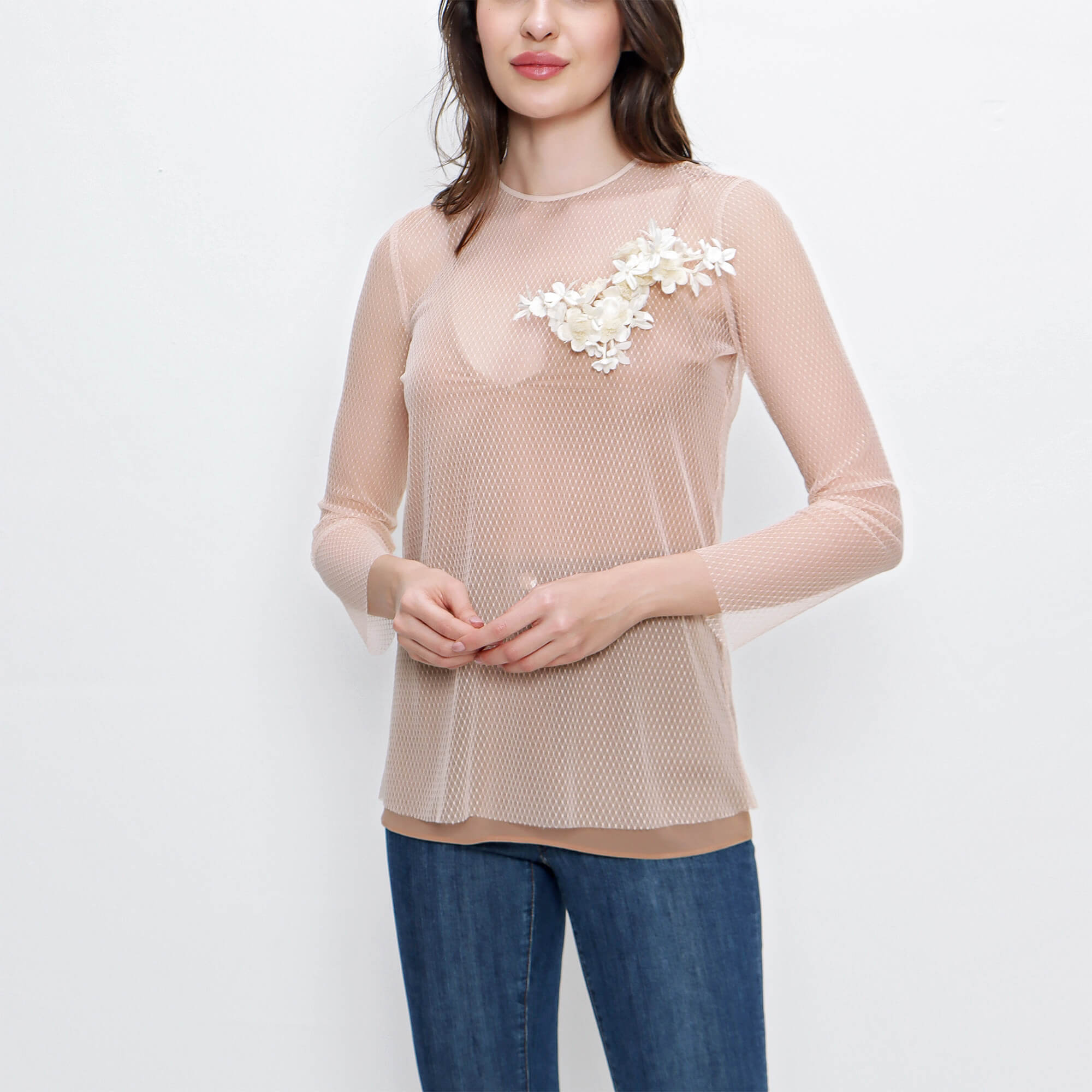 Gucci - Light Pink 2015 Re Edition Tulle Top 